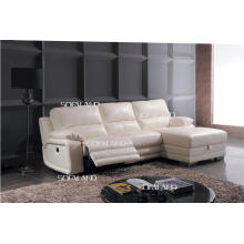 Siège rabattable en tissu blanc et salon chaise avec rangement Canapé en cuir
